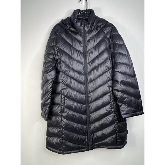 Calvin Klein Jacket Womens XXLarge Packable Lightweight Premium Down Hooded Coat - Picture 1 of 13